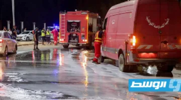 اندلاع حريق في أبو سليم نتيجة تخزين غير سليم للألعاب النارية