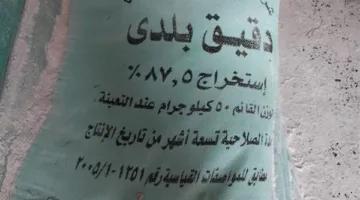 إغلاق 7 مخابز في الغربية بسبب استيلائهم على 75 كيسًا من الدقيق المدعوم