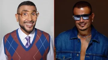 عمرو دياب وأحمد سعد يتصدران 6 مراكز في قائمة أفضل 10 على يوتيوب