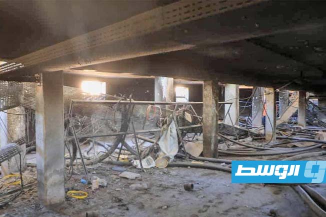 من أعمال تنظيف وتهيئة محطة تحويل المرج «220/66/30 ك.ف»، الإثنين 21 يوليو 2025 (الشركة العامة للكهرباء)