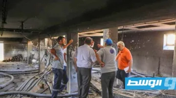 بدء تنظيف محطة الكهرباء في المرج استعدادًا لاستئناف تشغيلها
