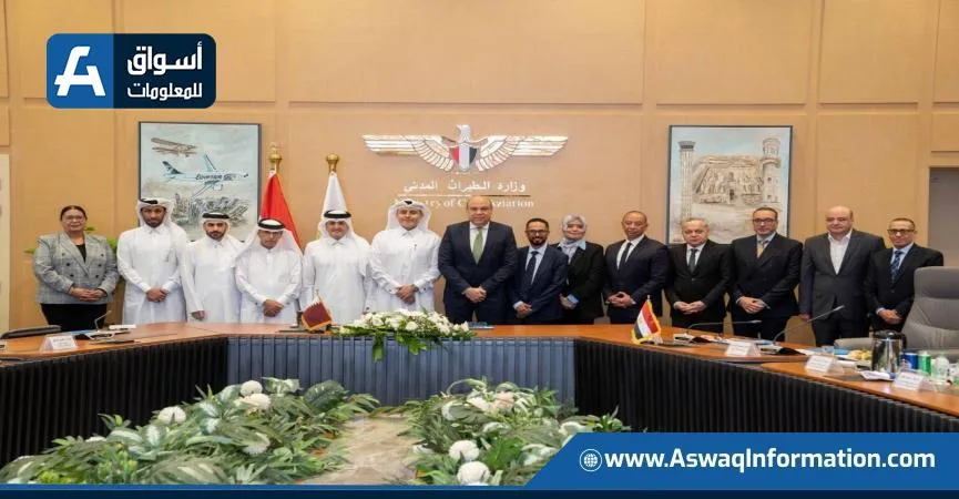 إطلاق مبادرة شراكة بين مصر وقطر لتقليل زمن الرحلات الجوية إطلاق مبادرة شراكة بين مصر وقطر لتقليل زمن الرحلات الجوية