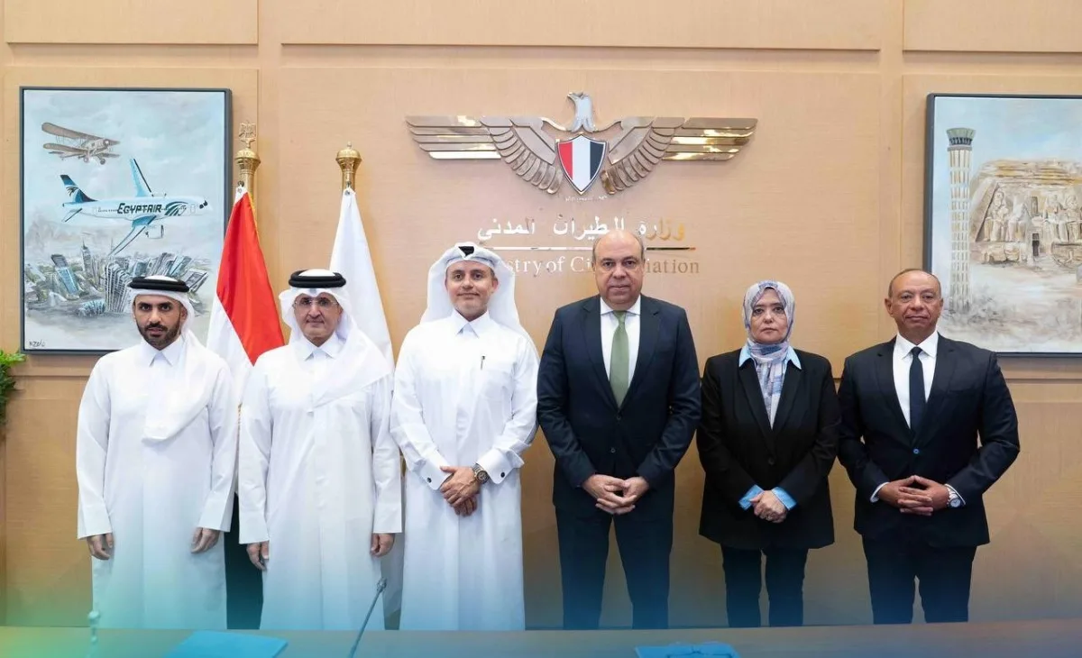 الهيئة العامة للطيران المدني تعلن بدء المرحلة الثانية من المبادرة القطرية لتقليل مدة الرحلات الجوية في الأجواء المصرية.