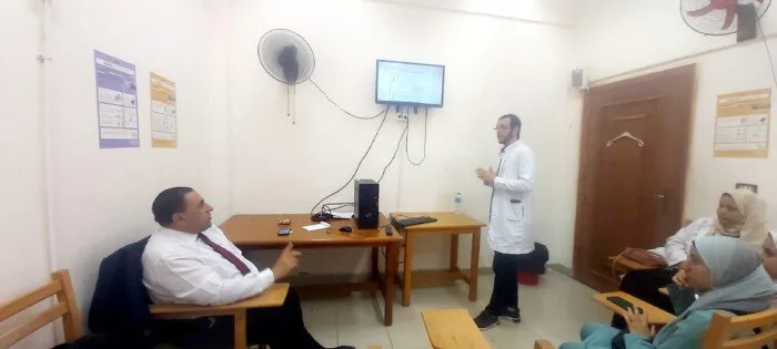 قسم الكبد في كلية طب كفر الشيخ ينظم ندوة علمية لتحسين مهارات طلاب الدراسات العليا قسم الكبد في كلية طب كفر الشيخ ينظم ندوة علمية لتحسين مهارات طلاب الدراسات العليا