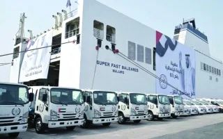 سفينة «خليفة الإنسانية» تبحر من الإمارات إلى غزة