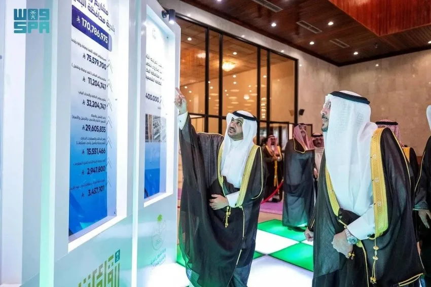 أمير القصيم يفتتح مشاريع بلدية في محافظة البكيرية