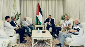 السفير دبور يلتقي بتوديع المنطقة التنظيمية لحركة فتح في صور