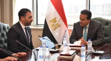 وزير الصحة يلتقي بالمدير العام لشركة “HP” لمنطقة الشرق الأوسط وإفريقيا لمناقشة سبل التعاون