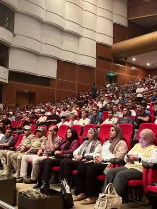 جامعة حلوان تستضيف ندوة تناقش التحديات التي تواجه مصر وتأثيرها على الأمن القومي جامعة حلوان تستضيف ندوة تناقش التحديات التي تواجه مصر وتأثيرها على الأمن القومي