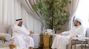 اجتماع وزير الدولة للشؤون الخارجية مع نظيره من الإمارات