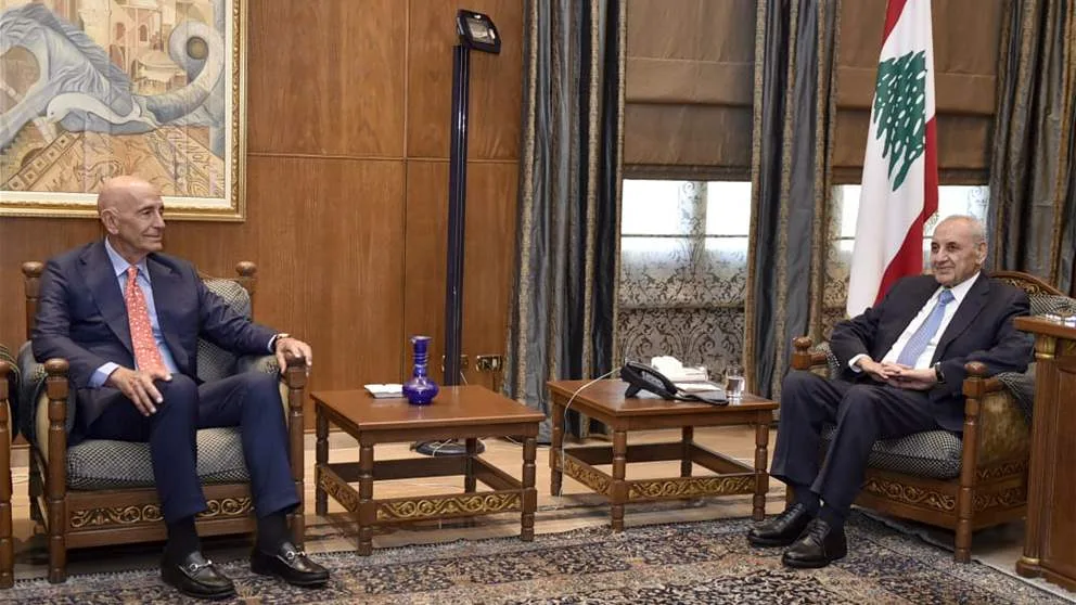 لقاء برّاك مع بري: كان رائعاً! لقاء برّاك مع بري: كان رائعاً!