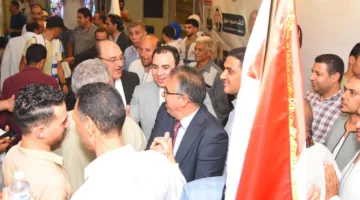 حزب الجبهة الوطنية يقيم مؤتمرًا جماهيريًا في بني سويف لدعم مرشحه في انتخابات مجلس الشيوخ