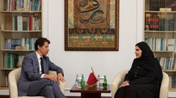 وزير الدولة للتعاون الدولي يلتقي بالسفير الإيطالي