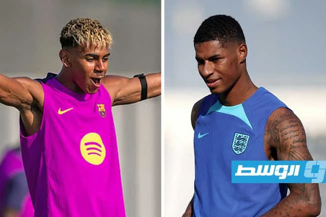 لامين يامال يستقبل رشفورد في برشلونة قبل ساعات من الفحص الطبي