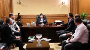 البطولة العربية: وزير الرياضة يجتمع مع رئيس اتحاد الجودو