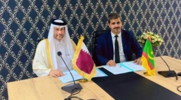 توقيع محاضر تبادل مستندات التصديق على اتفاقيتين بين قطر وموريتانيا