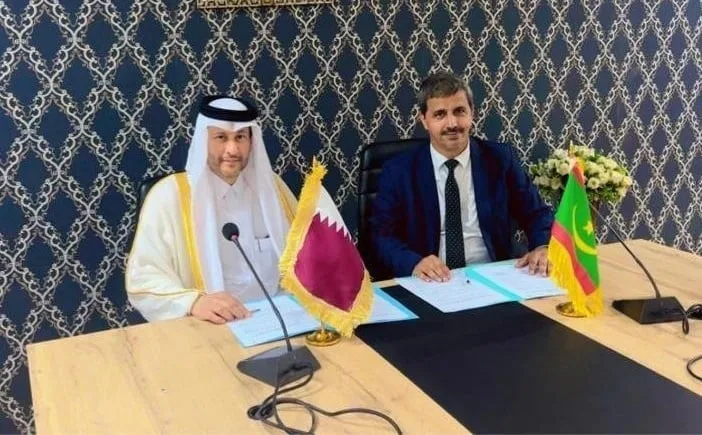 توقيع محاضر تبادل مستندات التصديق على اتفاقيتين بين قطر وموريتانيا توقيع محاضر تبادل مستندات التصديق على اتفاقيتين بين قطر وموريتانيا