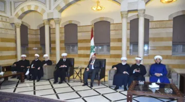 سلام يستقبل دريان مساءً على رأس وفد من المفتين الإقليميين.