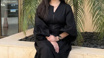 إطلالة مميزة لهبة مجدي بفستان أنيق عبر إنستجرام