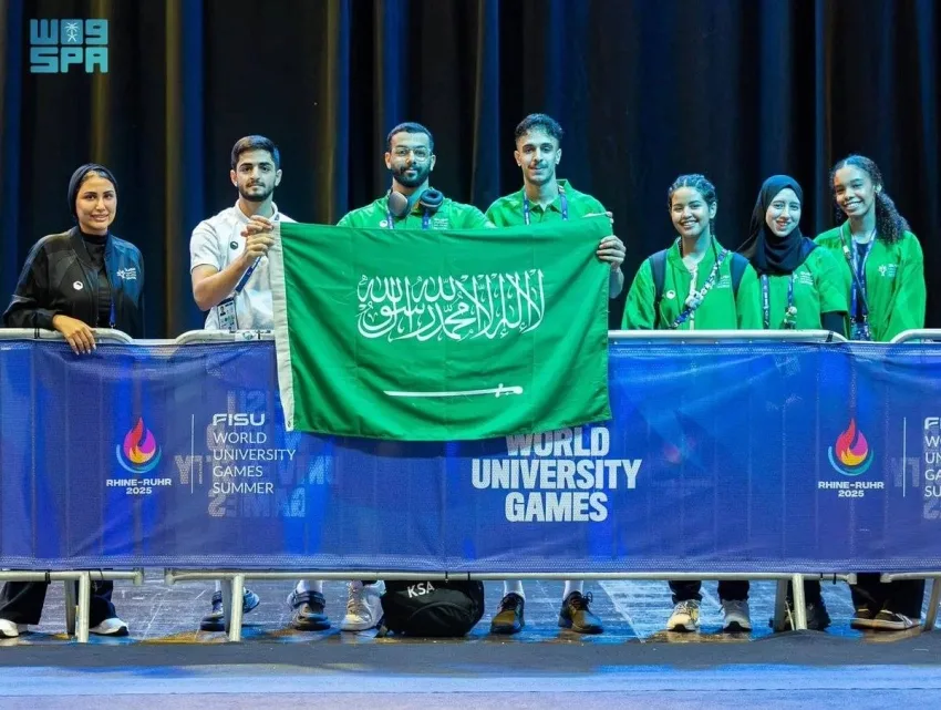 الفرق الجامعية السعودية تستمر في المنافسة بالألعاب العالمية في ألمانيا الفرق الجامعية السعودية تستمر في المنافسة بالألعاب العالمية في ألمانيا
