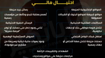 7 طرق وحيل قد تجعلك ضحية للاحتيال المالي | رسم بياني معلوماتي