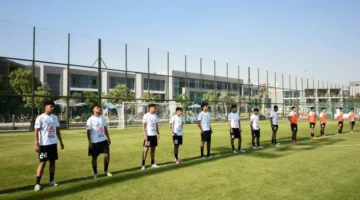 المنتخب الوطني تحت 17 عامًا ينهي تحضيراته للمباراة الودية أمام العبور.