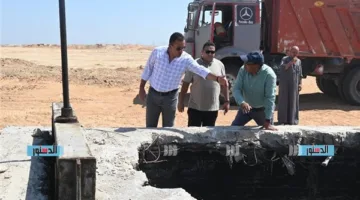 رئيس جهاز العاشر يزور مواقع تحسين شبكة الصرف الصناعي وتعزيز البنية التحتية