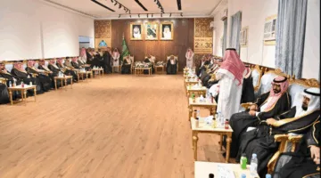 أمير جازان ونائبه يزوران مشايخ وأهالي محافظة العيدابي لمناقشة المشروعات التنموية فيها