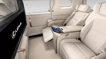 لكزس LM500h تصبح مركبة شبيهة بالطائرة | صور
