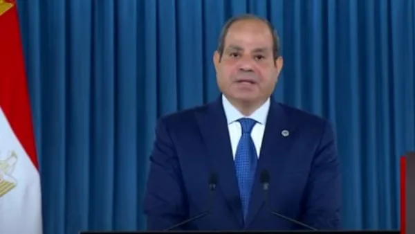 الرئيس السيسي: أنجزنا العديد من الأمور في فترة شهدت انهيار دول وتفكك كيانات ومنظمات. الرئيس السيسي: أنجزنا العديد من الأمور في فترة شهدت انهيار دول وتفكك كيانات ومنظمات.