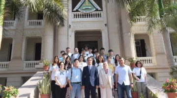 رئيس جامعة بنها يرحب بطلاب البرنامج الصيفي من جامعة وسط الصين الزراعية