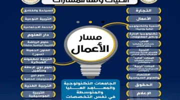 نستعرض التخصصات المتاحة والمقررات الدراسية في مسار الأعمال وفق النظام الجديد للبكالوريا المصرية