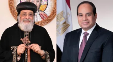 البابا تواضروس يبارك الرئيس السيسي والشعب المصري بمناسبة ذكرى ثورة 23 يوليو