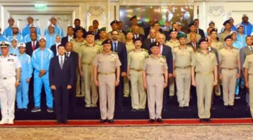 الفريق أول عبد المجيد صقر يكرم فرسان القوات المسلحة الذين حققوا الإنجازات الرياضية على المستويين المحلي والدولي
