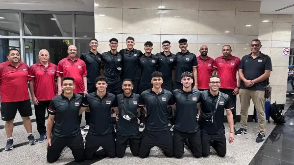 منتخب كرة الطائرة الشبابي ينهي تحضيراته قبل مباراة تونس في بطولة العالم بأوزبكستان