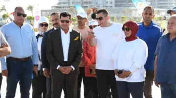 وزير الشباب والرياضة يشارك في بدء الموسم الرياضي بالعلمين