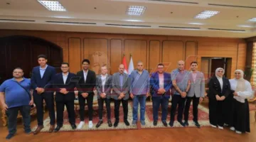 تقدير الفرق التي حصلت على المراكز المتقدمة في المسابقات الوطنية والدولية بجامعة كفر الشيخ