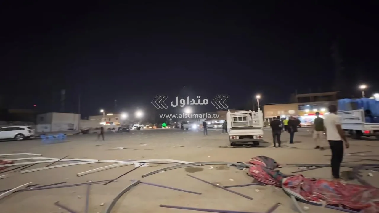 في الكوت.. إنهاء الاحتجاجات وإزالة خيمة العزاء