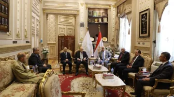 رئيس محكمة النقض يلتقي وزير العدل السابق لتقديم التهاني