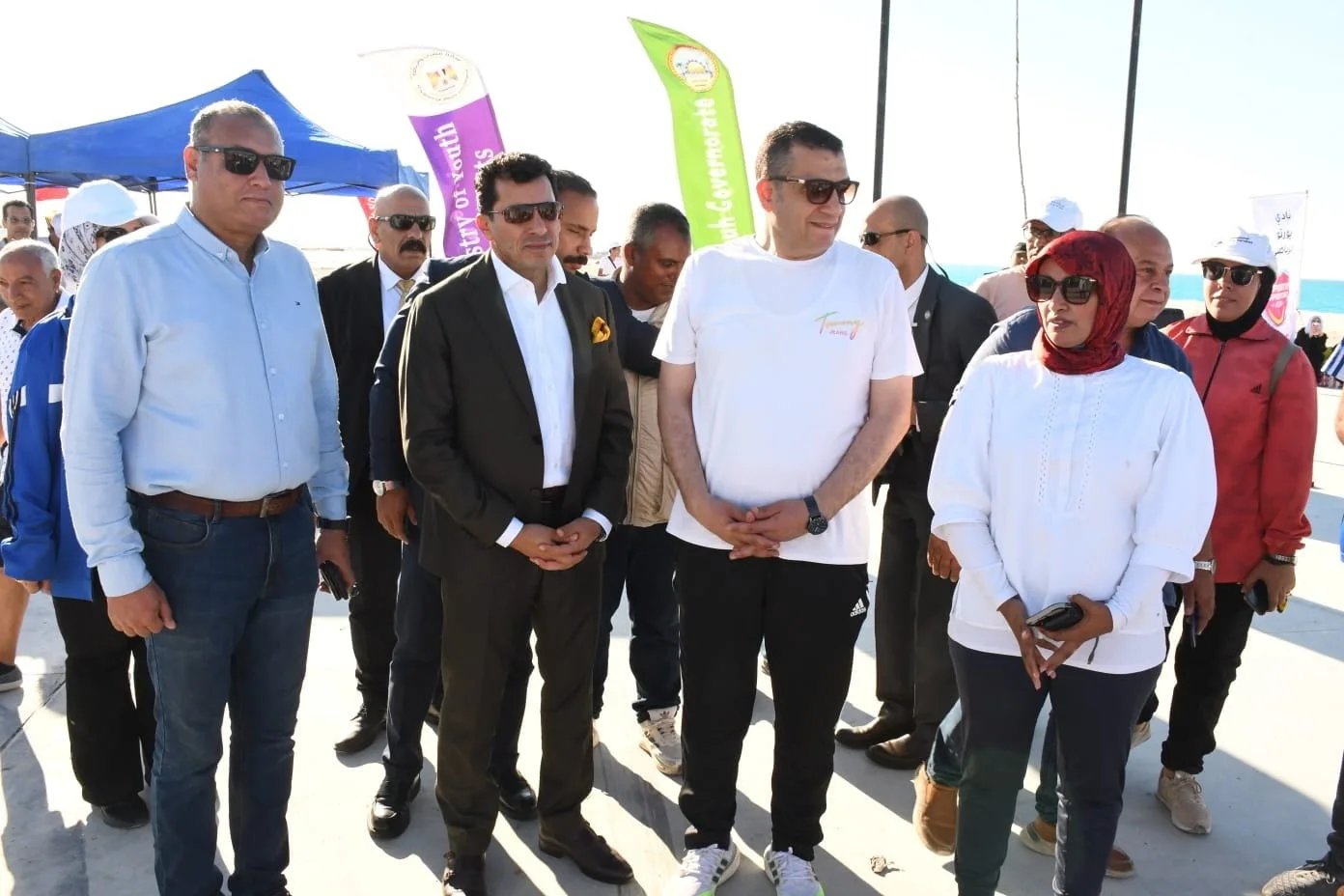 وزير الرياضة يقدم التهاني لسيد نصر بمناسبة انتخابه نائباً لرئيس الاتحاد الأفريقي للكاراتيه