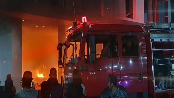 النيابة توضح أسباب احتراق مخزن لقطع غيار السيارات في منطقة المرج