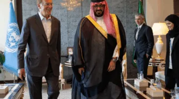 وزير الاقتصاد يلتقي برئيس مجلس إدارة بلاك روك