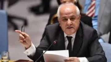 مندوب فلسطين في الأمم المتحدة يثمن جهود مصر ويدعو لإنهاء انتهاكات الاحتلال في غزة