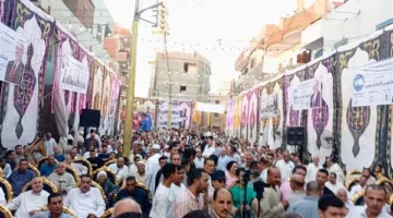 «مستقبل وطن في الحسينية» يعقد مؤتمرًا جماهيريًا كبيرًا لدعم مرشحي الحزب في مجلس الشيوخ.. صور