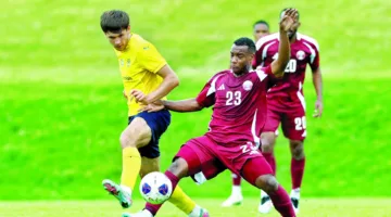 استعدادًا للملحق المؤهل لكأس العالم 2026.. العنابي يحقق انتصارًا على ميتاليست خاركيف بهدفين.