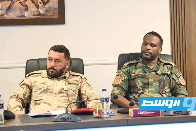 جانب من لقاء الحداد مع قوة فض الاشتباك، 24 يوليو 2025. (رئاسة الأركان)