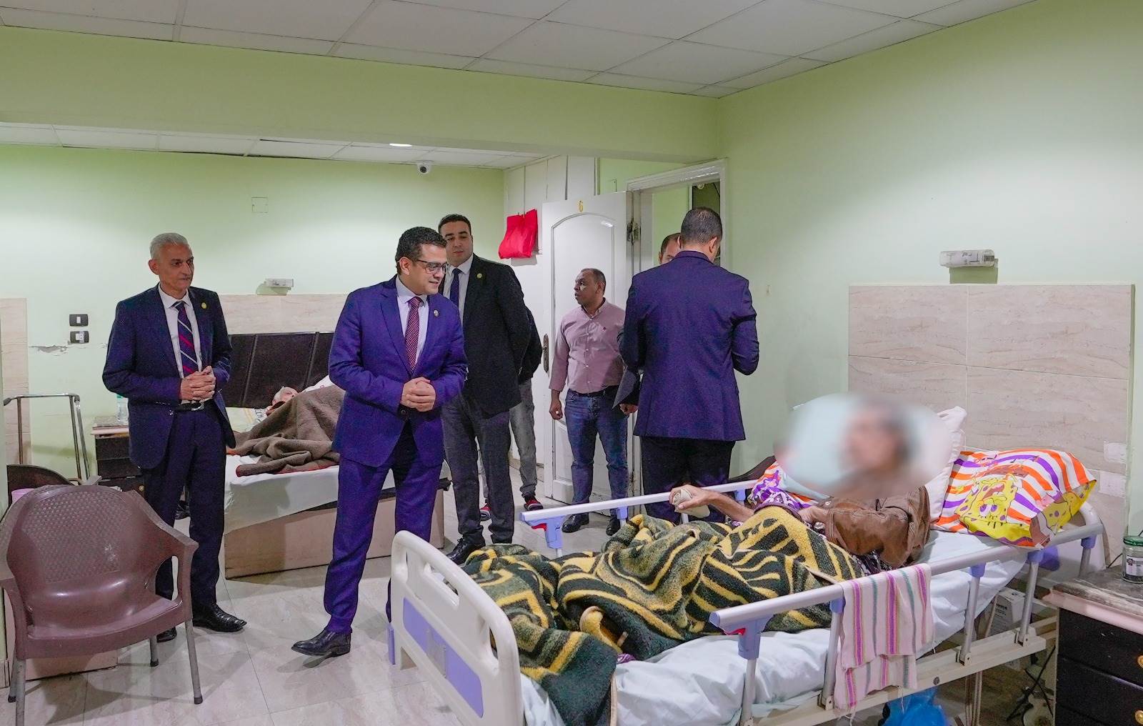جانب من الزيارة