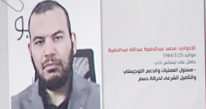 إعادة ترحيل الإخواني الفار محمد عبد الحفيظ، أحد قادة “حسم” الإرهابية، من تركيا. إعادة ترحيل الإخواني الفار محمد عبد الحفيظ، أحد قادة “حسم” الإرهابية، من تركيا.