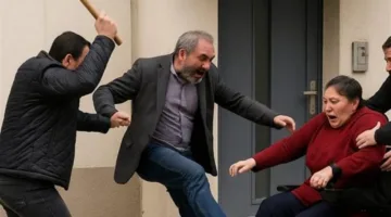 خمسة رجال يهاجمون امرأة من ذوي الإعاقة .. ويدفعون كرسيها المتحرك.
