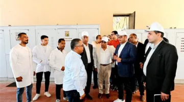 محافظ الدقهلية ووزير الإسكان يزوران توسعات محطة مياه بلقاس